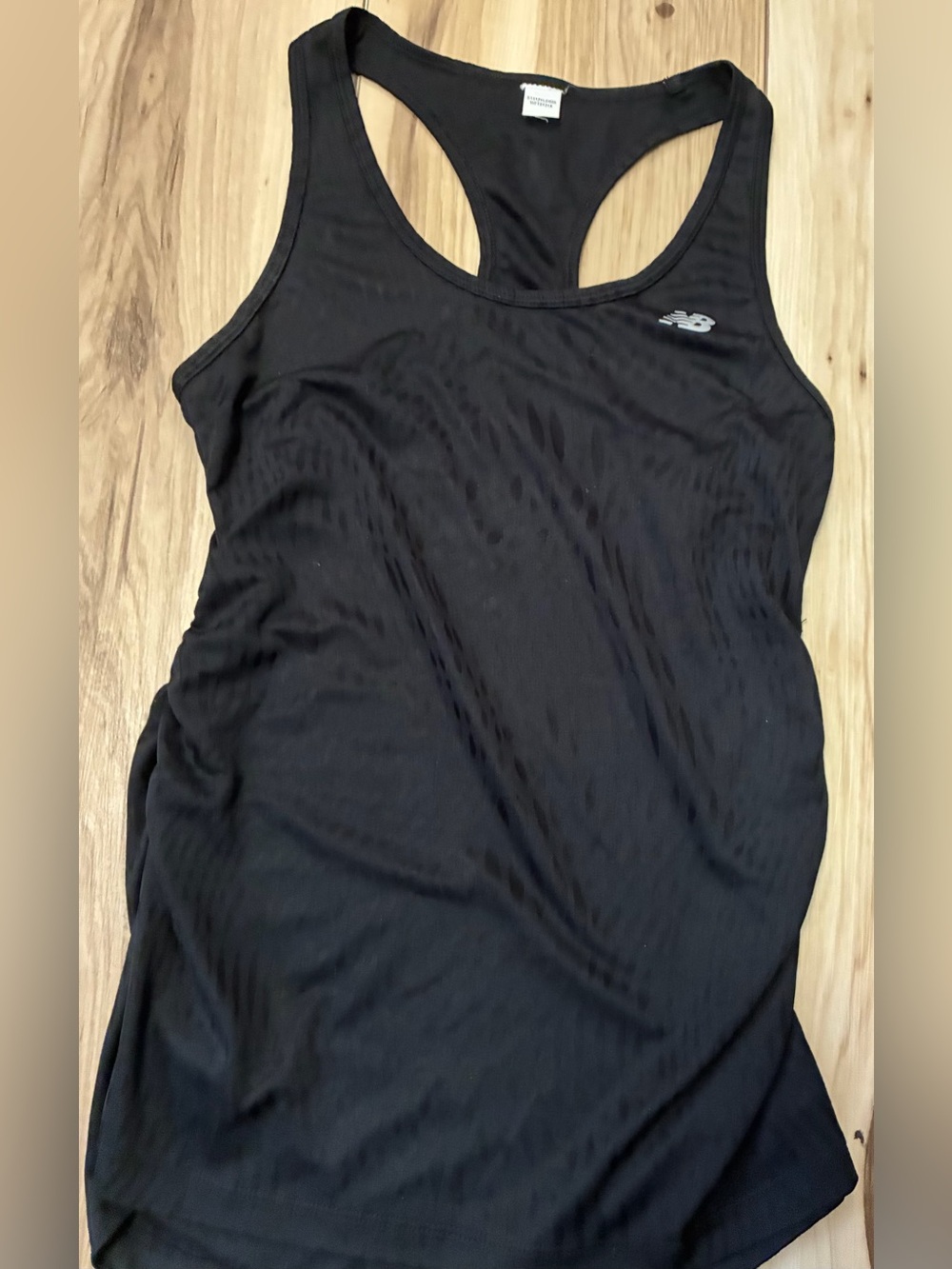 New Balance Black Racerback Performance Tank